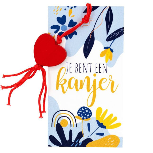 Kaartje Je bent een kanjer - Lucky Touch - Bedankjes & Cadeautjes