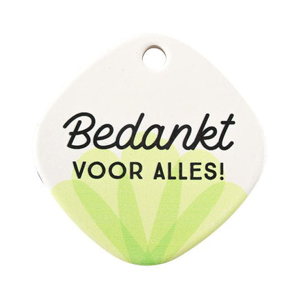Koelkastmagneet Bedankt - Lucky Touch - Bedankjes & Cadeautjes