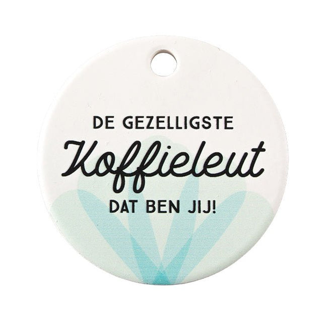 Koelkastmagneet Koffieleut - Lucky Touch - Bedankjes & Cadeautjes