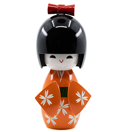 Kokeshi Doll Oranje 12 cm
