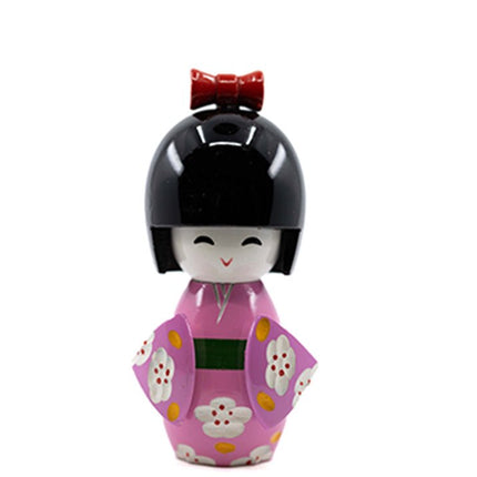 Kokeshi Doll Roze 10 cm - Lucky Touch - Bedankjes & Cadeautjes