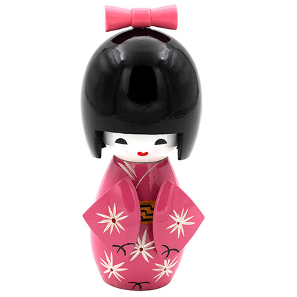 Kokeshi Doll Roze 12 cm