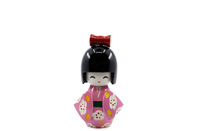 Kokeshi Doll Roze 8 cm