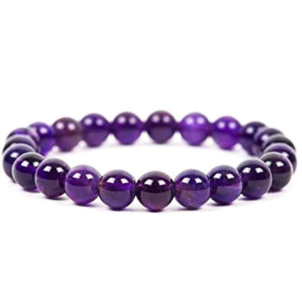 Kralen armband Amethist - Lucky Touch - Bedankjes & Cadeautjes