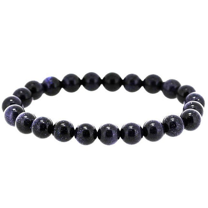 Kralen armband Blauwe Goudsteen - Lucky Touch - Bedankjes & Cadeautjes