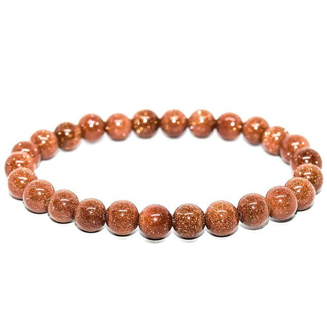 Kralen armband Bruine Goudsteen - Lucky Touch - Bedankjes & Cadeautjes