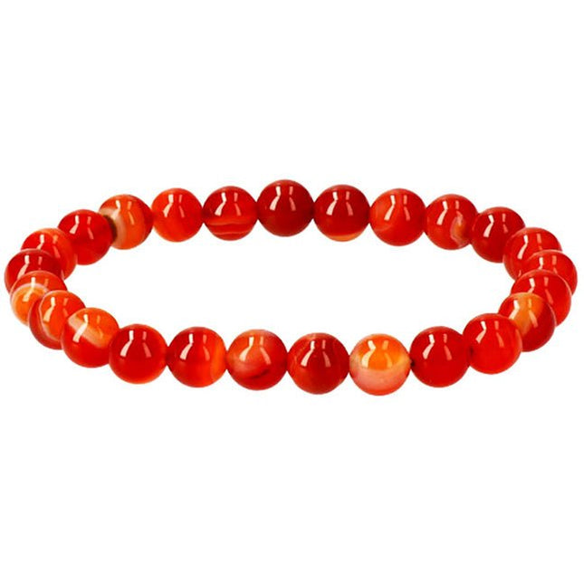 Kralen armband Carneool - Lucky Touch - Bedankjes & Cadeautjes