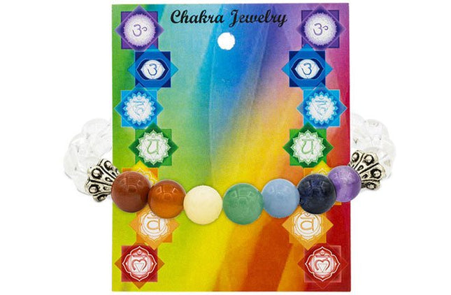 Kralen armband Chakra Bergkristal - Lucky Touch - Bedankjes & Cadeautjes