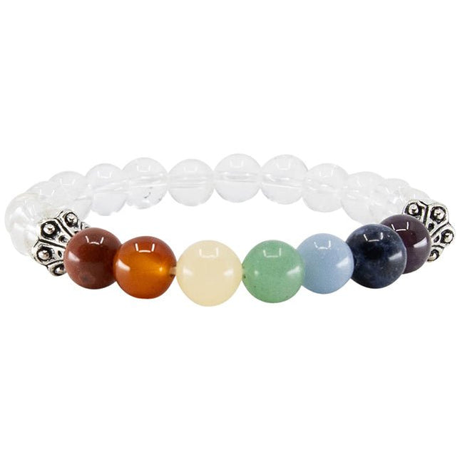 Kralen armband Chakra Bergkristal - Lucky Touch - Bedankjes & Cadeautjes