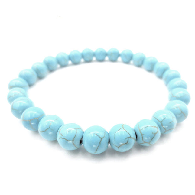 Kralen armband Turkoois