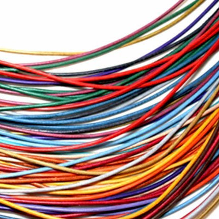 Leren veter - zwart - Lucky Touch - Bedankjes & Cadeautjes