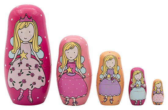 Matroesjka 5-delig - Elfen design