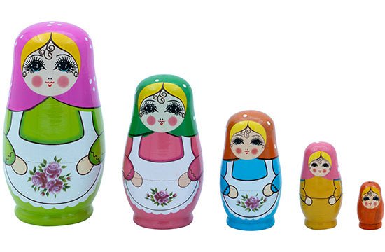 Matroesjka 5 - delig - Folklore design - Lucky Touch - Bedankjes & Cadeautjes