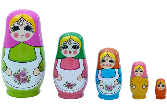 Matroesjka 5-delig - Folklore design