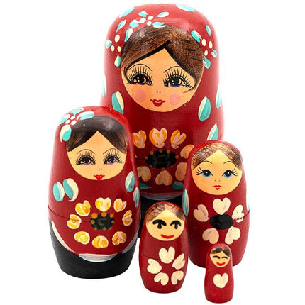 Matroesjka 5 - delig - Traditioneel design - Lucky Touch - Bedankjes & Cadeautjes