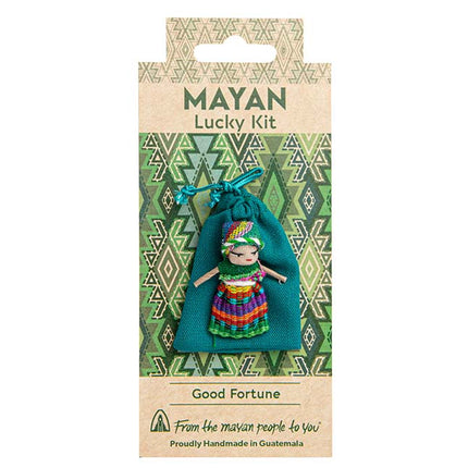 Mayan zorgenpoppetje Good Fortune - Lucky Touch - Bedankjes & Cadeautjes