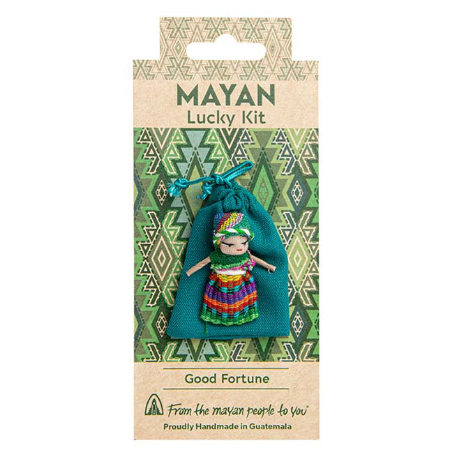 Mayan zorgenpoppetje Good Fortune - Lucky Touch - Bedankjes & Cadeautjes