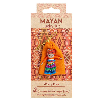 Mayan zorgenpoppetje Worry Free - Lucky Touch - Bedankjes & Cadeautjes