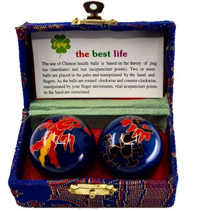 Meridiaankogels Draak - blauw (4,5 cm) - Lucky Touch - Bedankjes & Cadeautjes