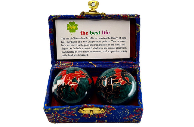 Meridiaankogels Draak - groen (4,5 cm)