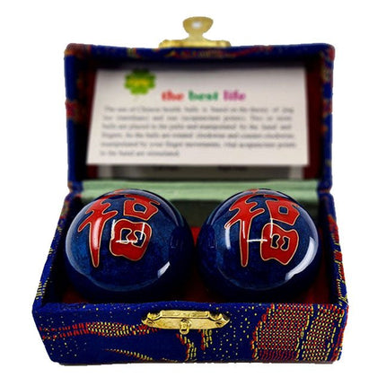 Meridiaankogels Good Luck - blauw (4,5 cm) - Lucky Touch - Bedankjes & Cadeautjes