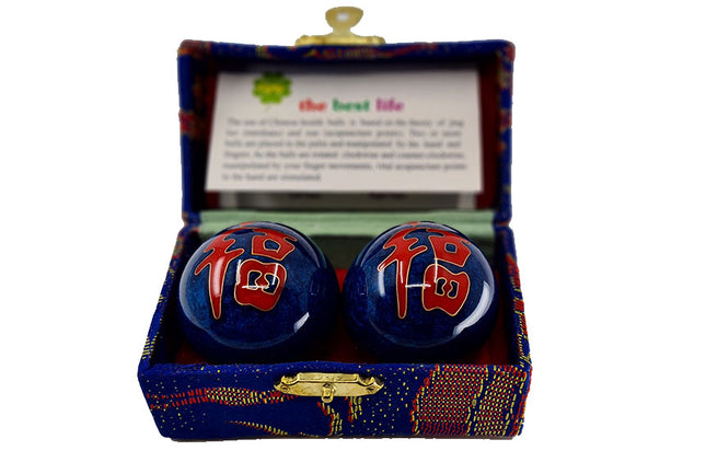 Meridiaankogels Good Luck - blauw (4,5 cm)