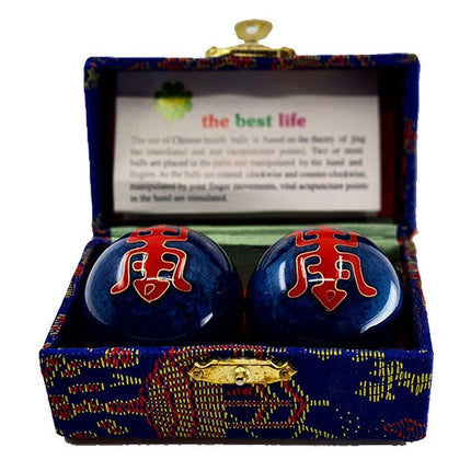 Meridiaankogels Long Life - blauw (4,5 cm) - Lucky Touch - Bedankjes & Cadeautjes