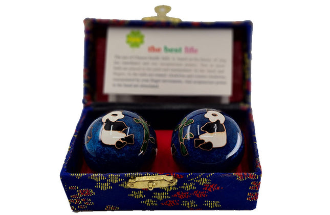 Meridiaankogels Panda - blauw (4,5 cm)