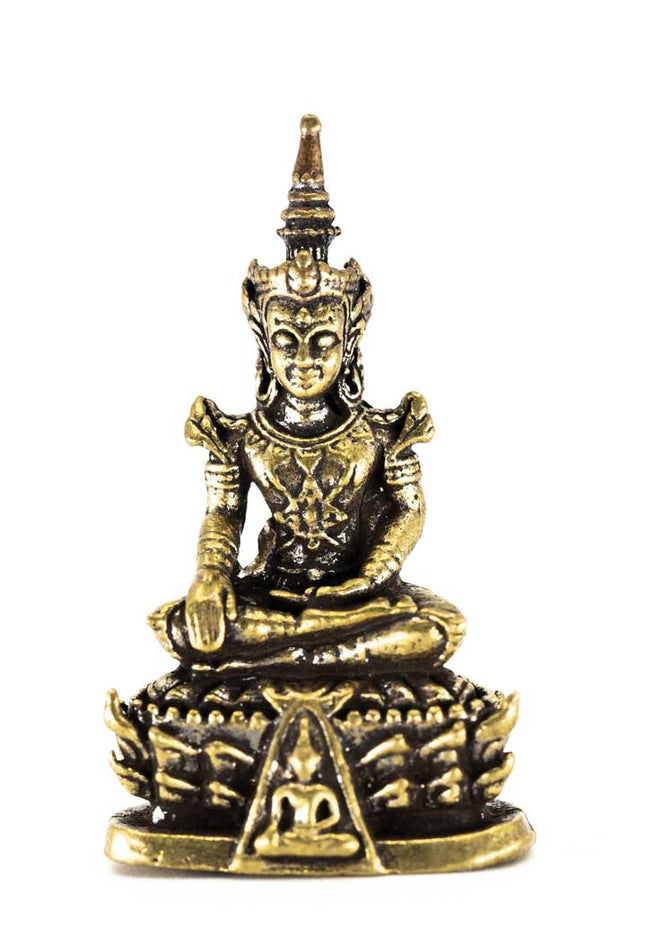 Messing Boeddha lotustroon