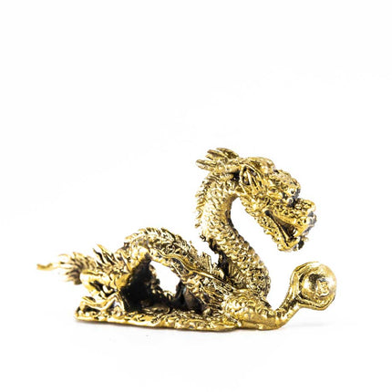 Drakenbeeldje messing 001