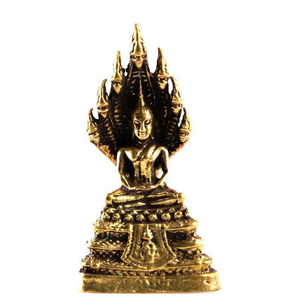 Messing Boeddha Mucalinda - Lucky Touch - Bedankjes & Cadeautjes