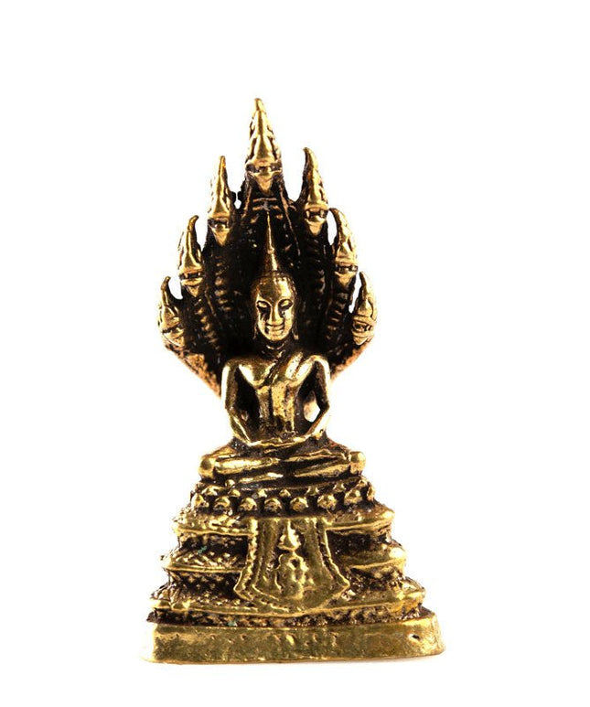 Messing Boeddha Mucalinda - Lucky Touch - Bedankjes & Cadeautjes