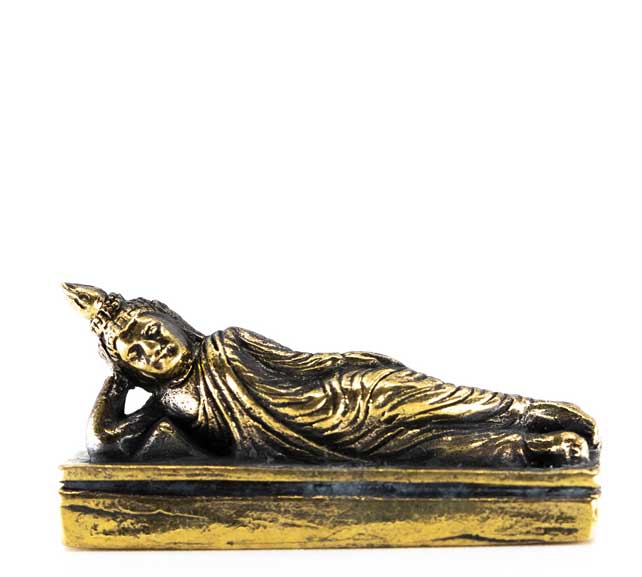 Messing Liggende Boeddha - Lucky Touch - Bedankjes & Cadeautjes