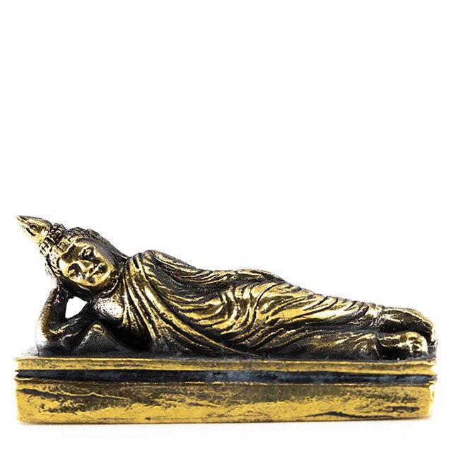 Messing Liggende Boeddha - Lucky Touch - Bedankjes & Cadeautjes