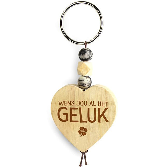 Mijn Hart sleutelhanger - Geluk - Lucky Touch - Bedankjes & Cadeautjes