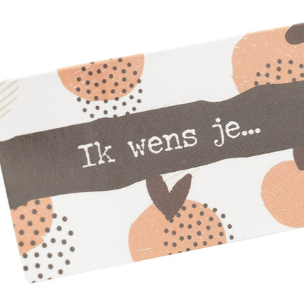 Mini kaartje Ik wens je