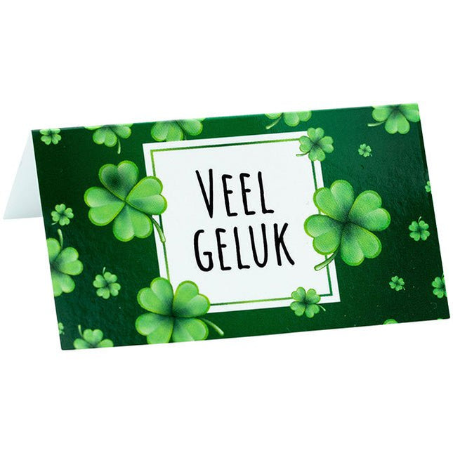 Mini kaartje Veel Geluk - Lucky Touch - Bedankjes & Cadeautjes