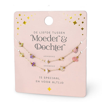 Moeder en Dochter armband set
