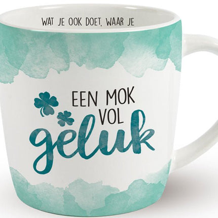 Mok vol geluk - Lucky Touch - Bedankjes & Cadeautjes