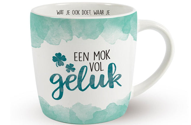 Mok vol geluk - Lucky Touch - Bedankjes & Cadeautjes