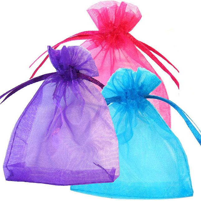 Organza zakjes 17 x 23 cm - Lucky Touch - Bedankjes & Cadeautjes