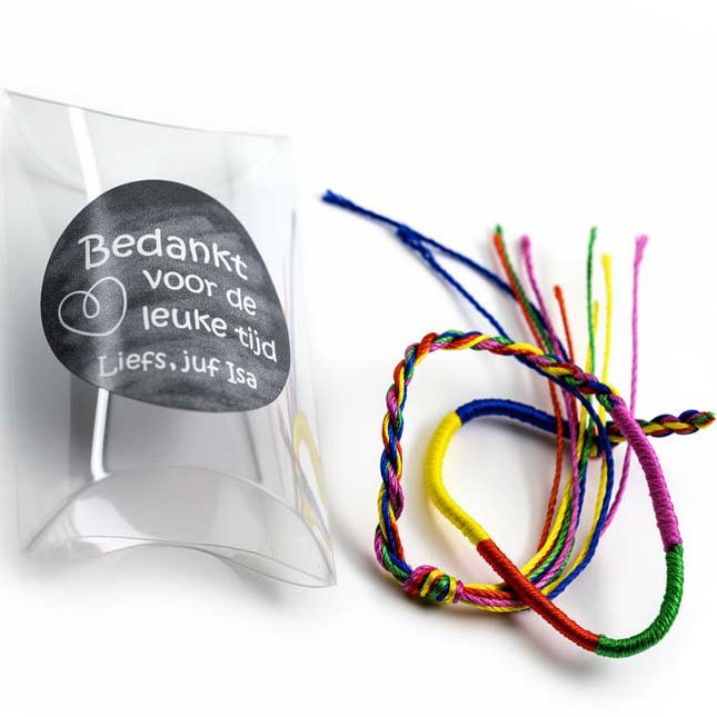 Persoonlijk bedankje Afscheid klas - Luckytouch.nl