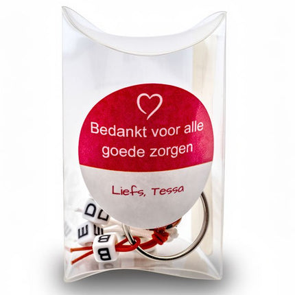 Persoonlijk bedankje Bedankt voor alle goede zorgen - Luckytouch.nl