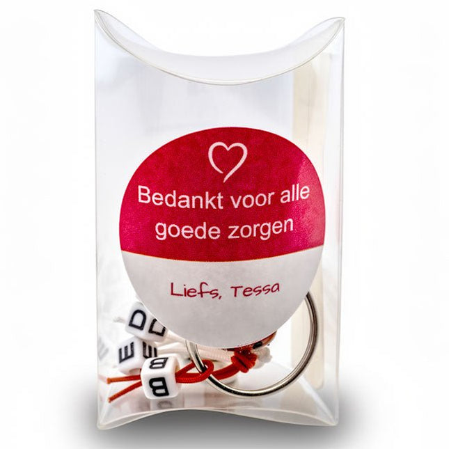 Persoonlijk bedankje Bedankt voor alle goede zorgen - Luckytouch.nl