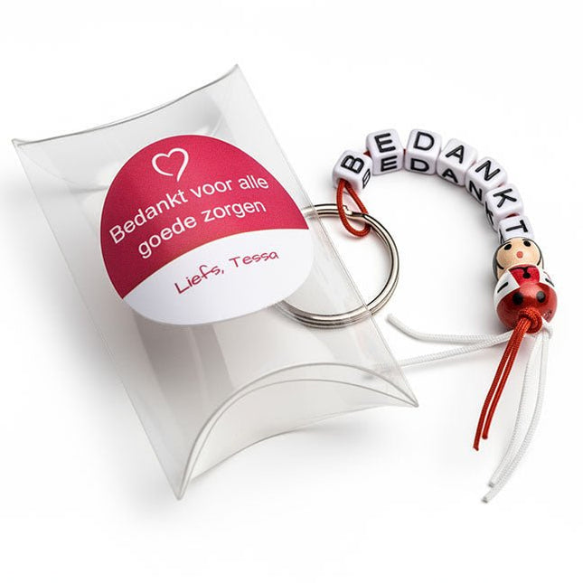 Persoonlijk bedankje Bedankt voor alle goede zorgen - Luckytouch.nl