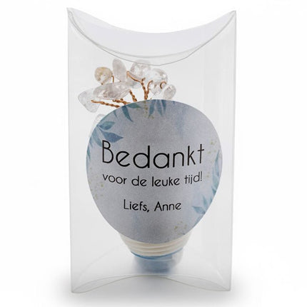 Persoonlijk bedankje Bedankt voor de leuke tijd - Luckytouch.nl