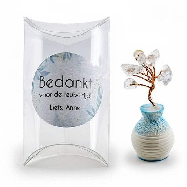 Persoonlijk bedankje Bedankt voor de leuke tijd - Luckytouch.nl