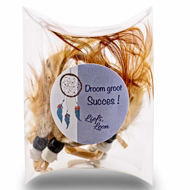 Persoonlijk bedankje Droom groot - Succes - Luckytouch.nl