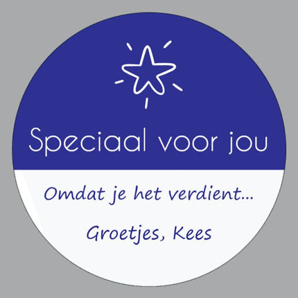 Persoonlijk bedankje Een nieuwe baan - Luckytouch.nl