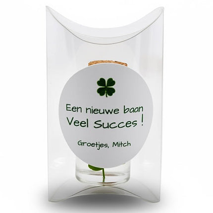 Persoonlijk bedankje Een nieuwe baan - Luckytouch.nl